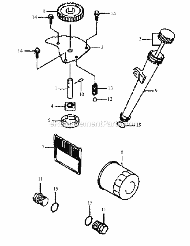 Fh601v As08 Lubrication Equipment Diagram and Parts List for (53BB5DAV150) (2003) Cub Cadet Sprayer